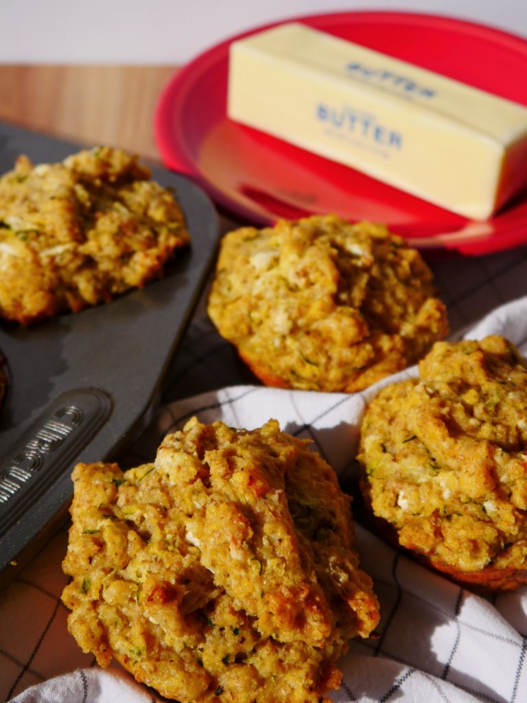 Zucchini-Feta Muffins – I Thought There Would Be Free Food